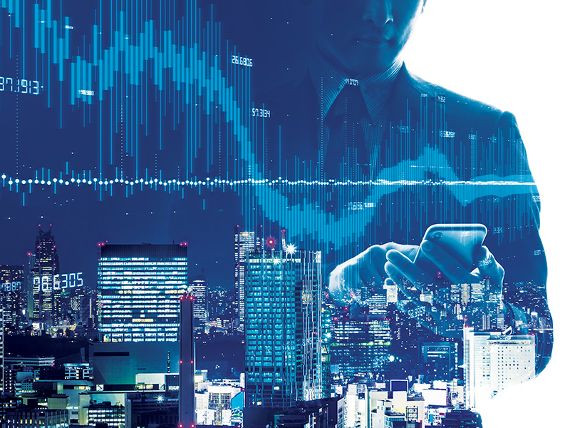 Financial technology concept. Fintech.