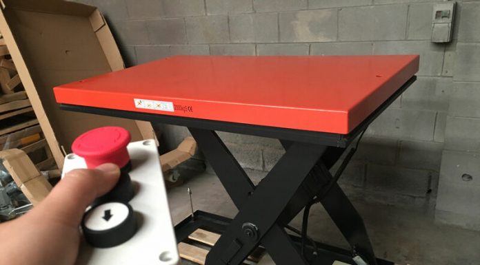Lift Tables Facilitate Safe Handling of Awkward Parts