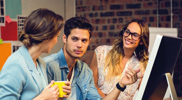 3-steps to Commercialising Intellectual Property in the Creative Industries Graphic designers discussing