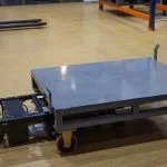 Lift Tables Facilitate Safe Handling of Awkward Parts lift