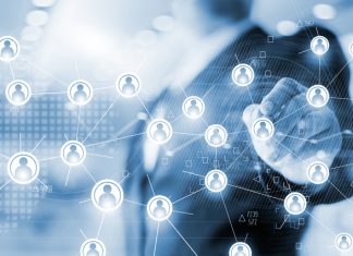 Customer-Driven Disruption Businessman drawing global structure