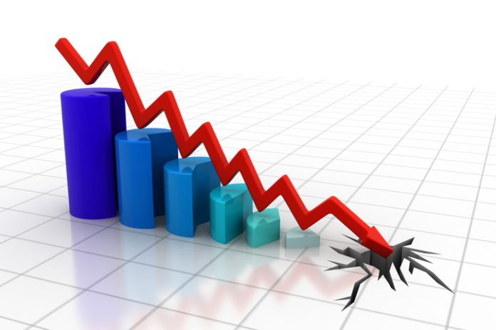 Graph showing business decline Forex Pitfalls