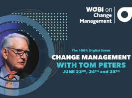 WOBI announces the first 100% online seminar with Tom Peters taking place on June 23-25