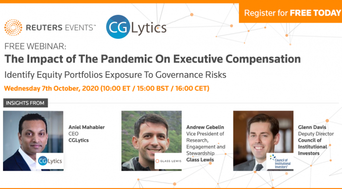 Reuters Events Free Webinar – The Impact of The Pandemic On Executive Compensation