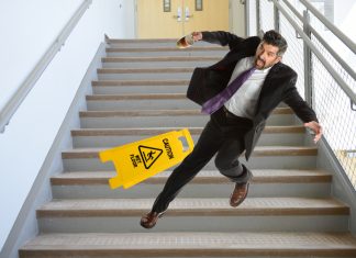 Who Is Liable For My Injuries After Falling Down Stairs? falling down
