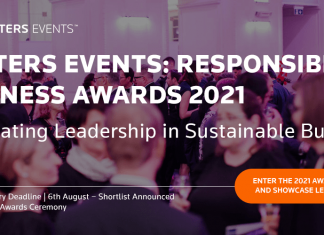 Last Chance to Apply for the Responsible Business Awards 2021 – Entries Close Friday 30th July Reuters