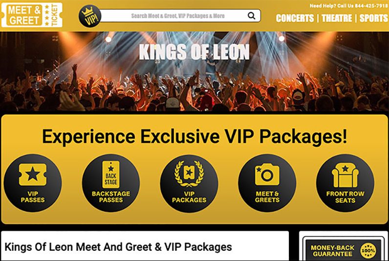 Kings of Leon Meet And Greet & VIP Ticket