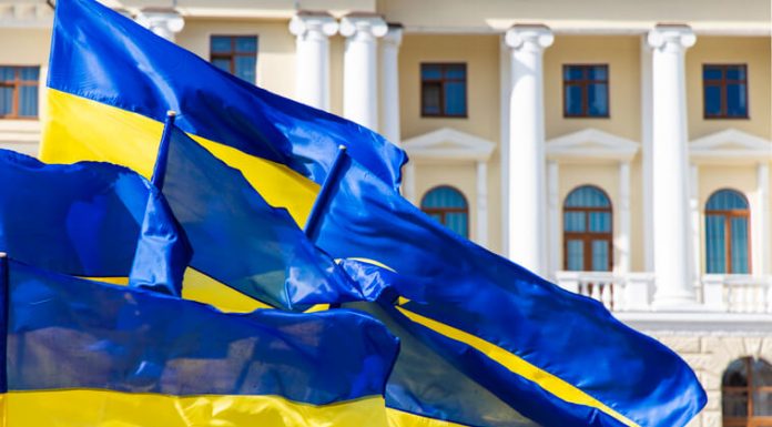 ukraine flags