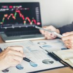 Business Team Investment Entrepreneur Trading discussing and analysis graph stock market trading,stock chart concept