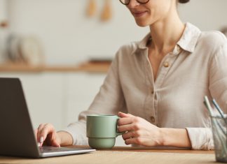 How to Safely Manage Your New Project Effectively in Remote Settings Young Woman Enjoying Work from Home