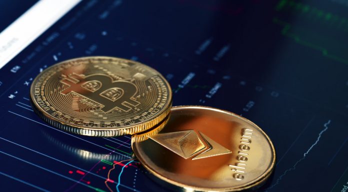 Crypto currency Bitcoin and Ethereum