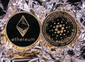 Ethereum and Ada cryptocurrency