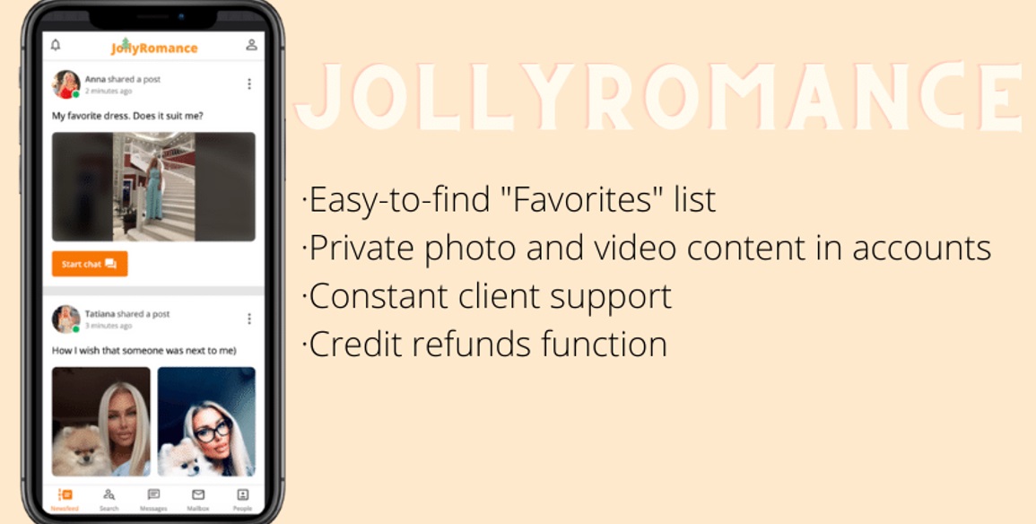 JollyRomance – Enjoy Private Photos of Girls You’d Like to Date