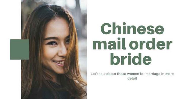chinese mail order bride