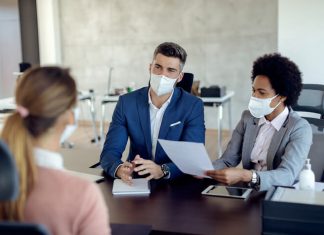 Getting Jobs Through the Pandemic and Sticking to Them as the Markets Open Job Interview During Pandemic