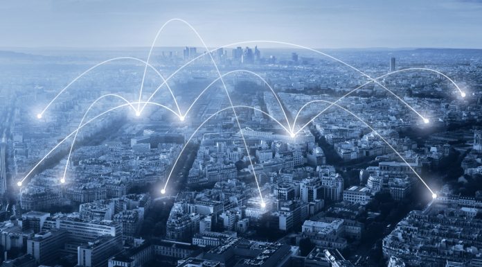 communication and network connection concept