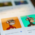 4 Places to Buy NFTs The Bored Ape Yacht Club NFT (BAYC), a collection of 10,000 ape avatars that individually act as tickets to an online social club. Non fungible token on smartphone screen