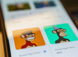 4 Places to Buy NFTs The Bored Ape Yacht Club NFT (BAYC), a collection of 10,000 ape avatars that individually act as tickets to an online social club. Non fungible token on smartphone screen