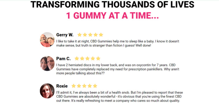 Uly CBD Gummies reviews