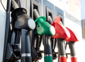 Petrol pump filling nozzles