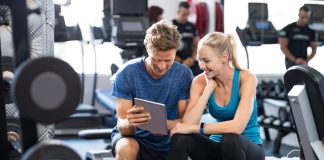 Personal Trainer with woman