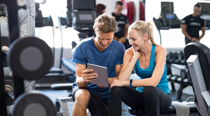 Personal Trainer with woman