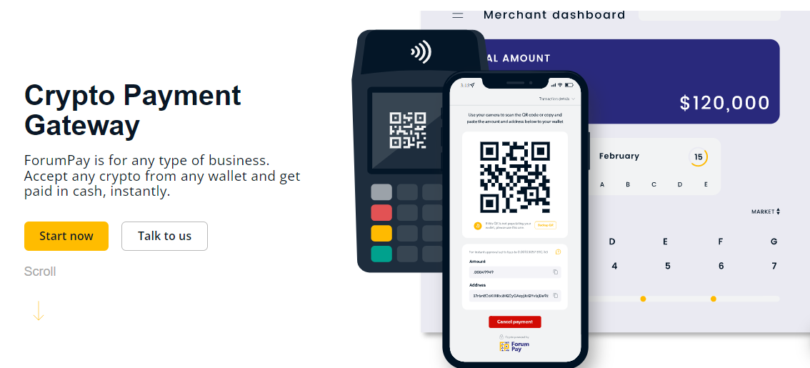 Crypto payment Gateway