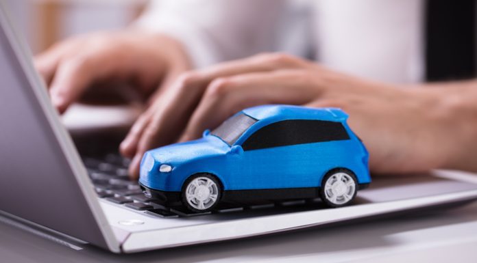 5 Tips to Help You Buy a Car for Your Business Blue Car On Laptop Keypad