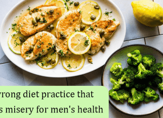 5 Wrong Diet Practice that Brings Misery for Men’s Health wrong diet practice