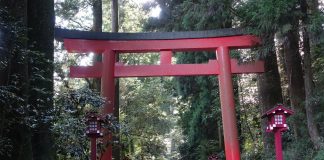 a gateway to the shrine