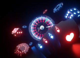 Non-Aams Casinos Are Becoming Increasingly Popular With Players – Here’s Why! Casino Gambling Concept With Neon Lights - 3D Illustration