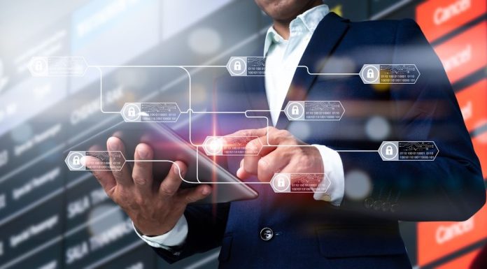 5 Blockchain Benefits for Business A,Chain,Diagram,And,Encrypted,Blocks,Are,Used,To,Demonstrate