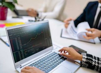 The Popularity of Crypto Funds Sparks Growing Interest from Managers girl working on laptop