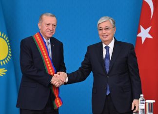 The Presidents of Turkey and Kazakhstan October 2022