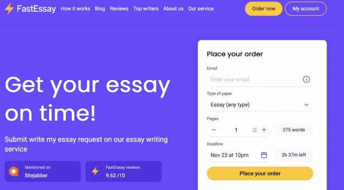 FastEssay.com Review: 7 Points That Make the Service Professional Essay