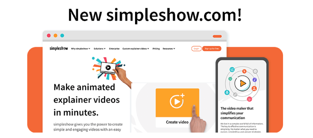 Seamlessly integrating video and audio in simpleshow video maker