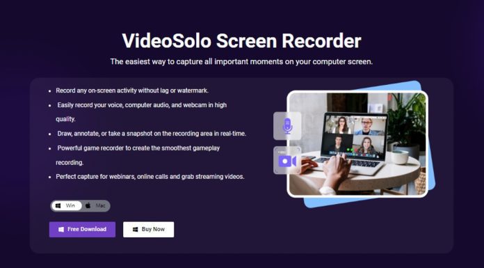 VideoSolo Screen Recorder
