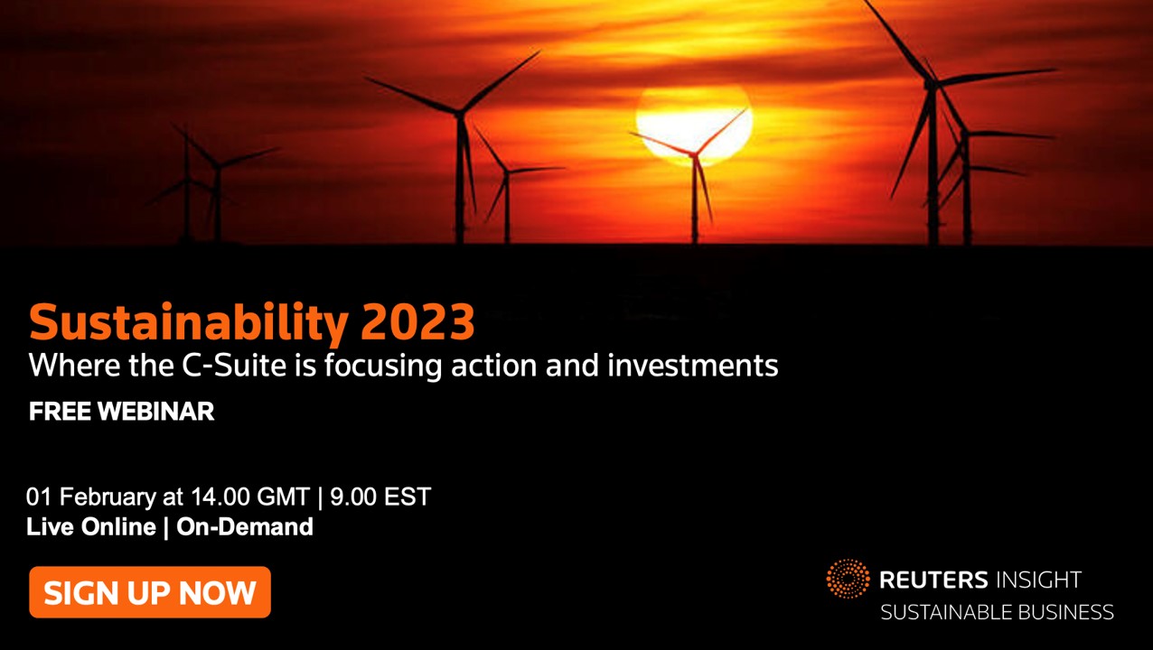 Sustainability 2023 – Where the C-Suite is Focusing Action and Investments