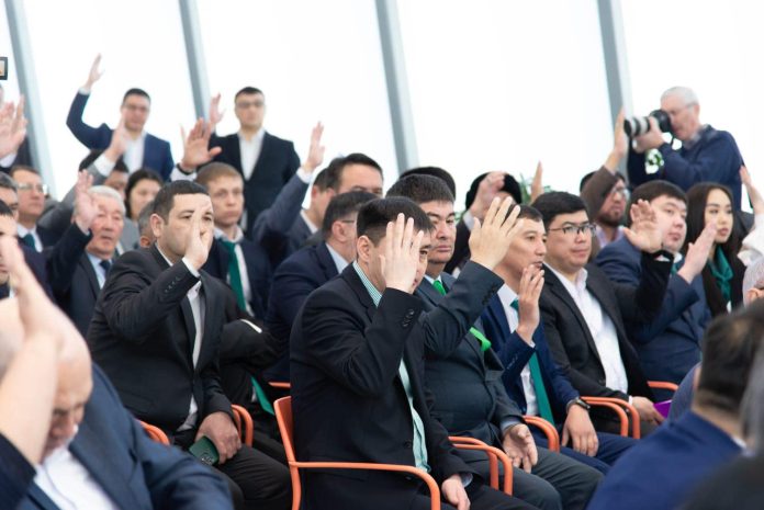 New Party, fresh faces: The Baitak Party members.