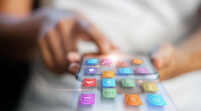 Highly Effective Tips for Improving Your Web App Hands using mobile payments, Digital marketing, Banking network. Online shopping and icon customer networking connection on virtual screen, Business technology concept