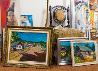 Valuable paintings collection