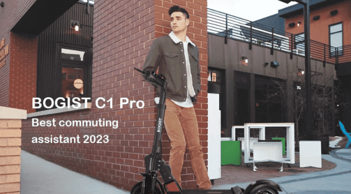 Off-Road & Commuting All-Around King, BOGIST C1 Pro Electric Scooter with Seat, One-Step Innovation Folding Style BOGIST C1 Pro (1)