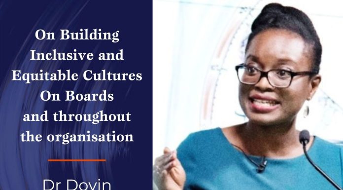 On Building Inclusive and Equitable Cultures in the Boardroom and Throughout the Organisation