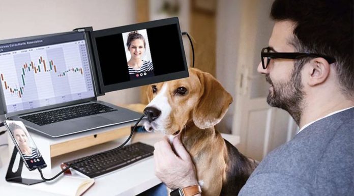 Triple Portable Monitors