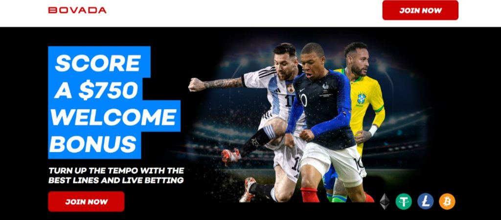 Bovada (4.95) - Best Overall Betting Site; Editorās Pick