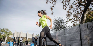 Athletes during the Olympics