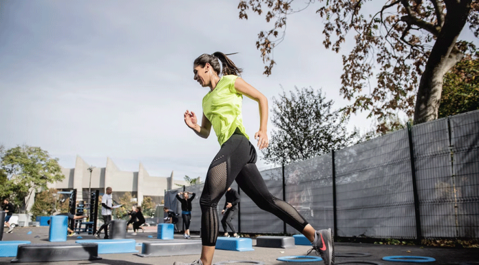 Athletes during the Olympics