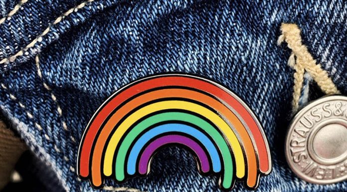 Rainbow Acrylic Pins