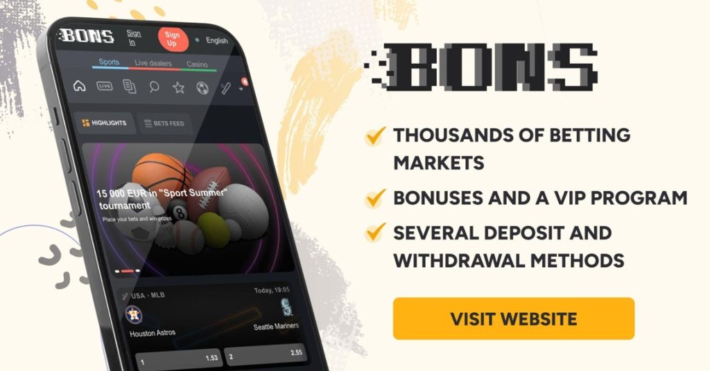 Bons - Best Mobile Betting Site