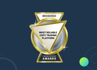 Brokeree Solutions Earns “Most Reliable Copy Trading Platform” Award at FinanceFeeds Awards 2023 Copy Trading Platform